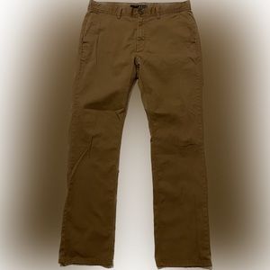 KR3W Denim Klassic Fit  size 34W  khaki/coffee brown